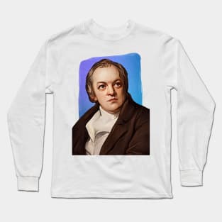 English Poet William Blake illustration Long Sleeve T-Shirt